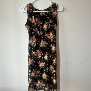 Forever Young Backless Floral Summer Dress 0